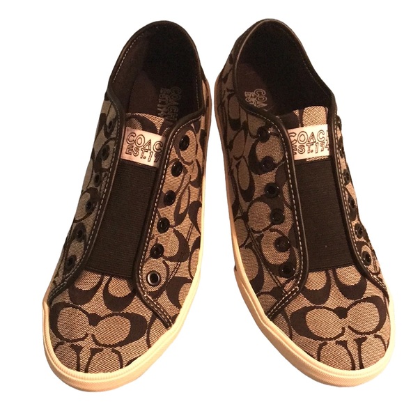 Coach Shoes - Ladies size 9 1/2 Coach tennis shoes in near perfect condition.